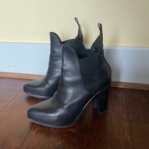 Rag & Bone Leather Heeled Pointy Boots 8.5